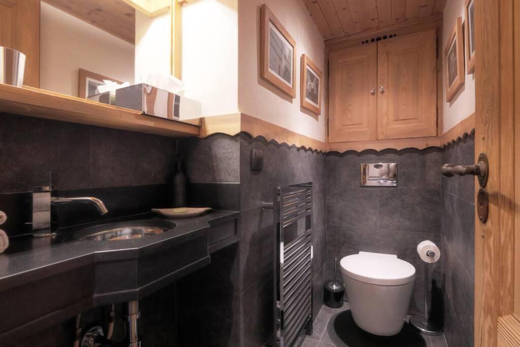 Ferienwohnung Duplex Chaleureux Au Coeur De Megeve 2 P Exterior foto